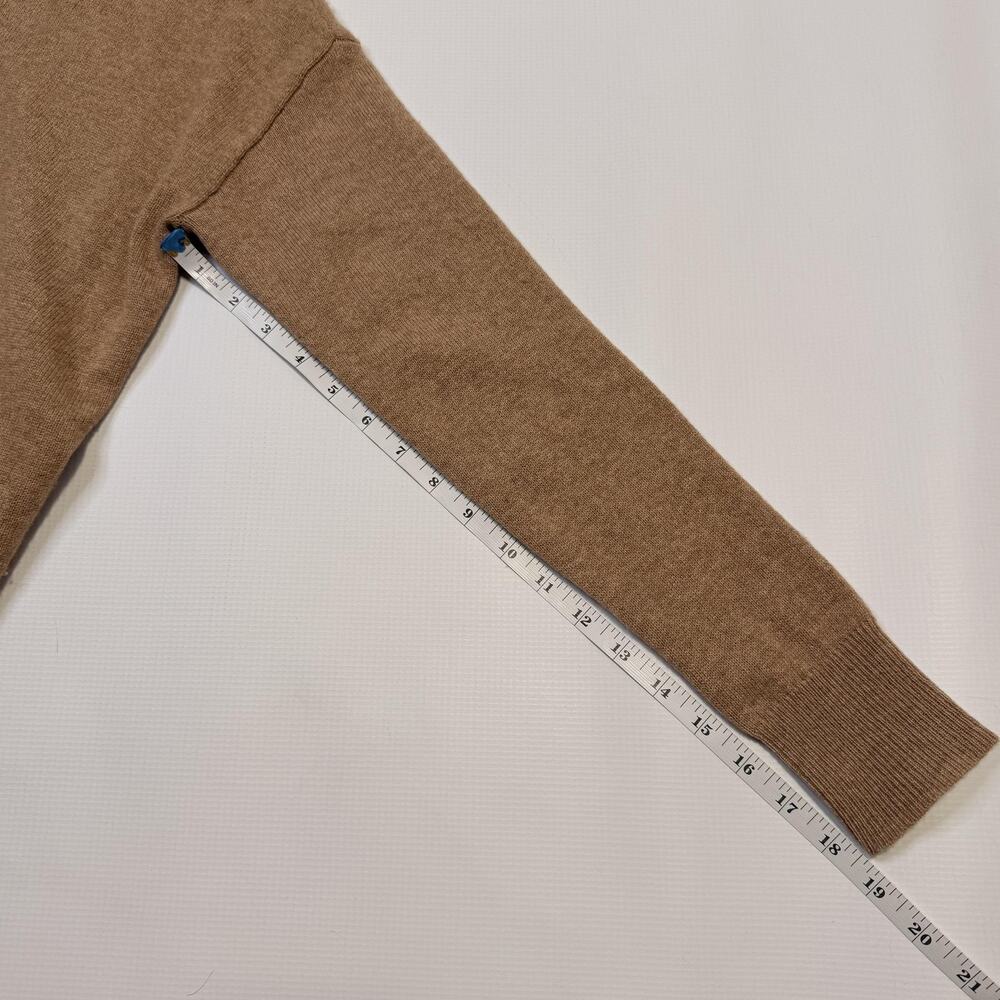 Charter Club Cashmere Sweater Womens XS Beige Hooded Full Zip Hoodie Knit - Picture 7 of 8